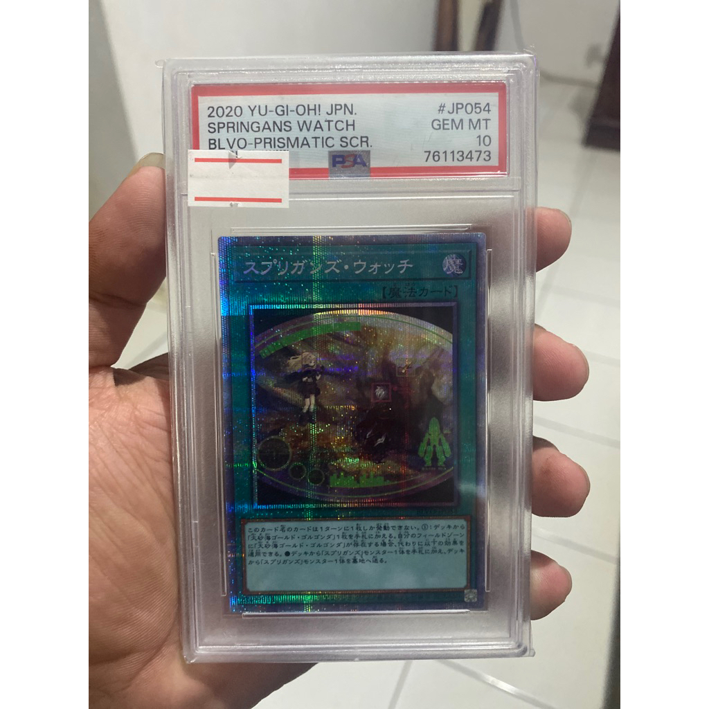 Slab Yugioh Springans Watch PSA 10