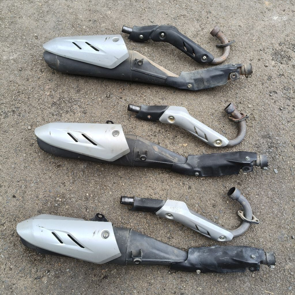 Knalpot standar CRF 150L Original (bekas)