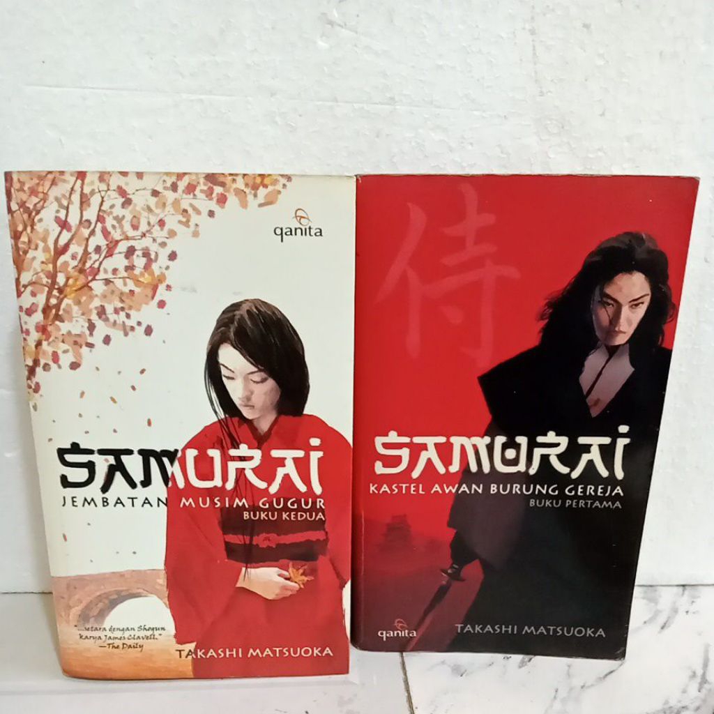 Buku Original JUAL PAKET 1SET JILID 1-2 SAMURAI KASTEL AWAN BURUNG GEREJA, ,SAMURAI JEMBATAN MUSIM G