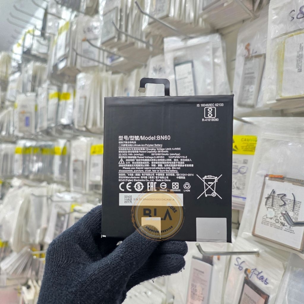 Baterai Battery BN60 / Untuk Model Xiaomi Mi Pad 4