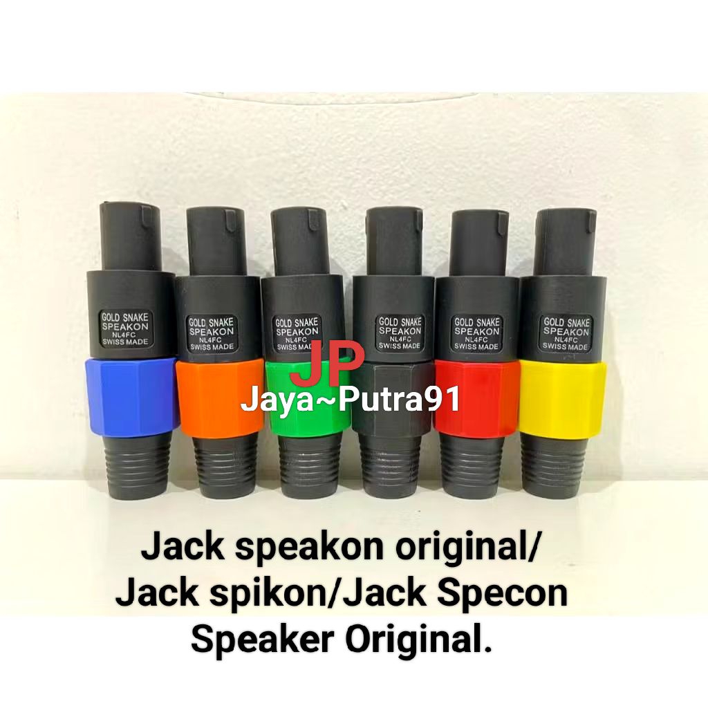 Jack Speakon Original / Jack Spikon / Jack Specon Speaker Original warna premium