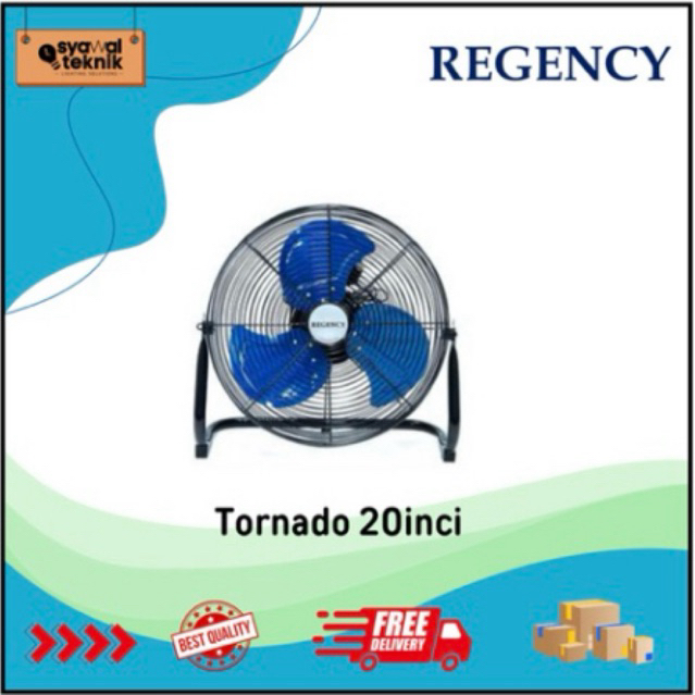 Regency Kipas Angin Meja Tornado 20Inci Kipas Angin Duduk