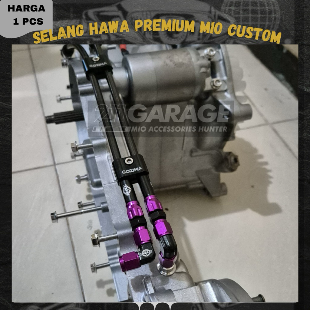SELANG HAWA GARDAN MIO CUSTOM PREMIUM SELANG HITAM