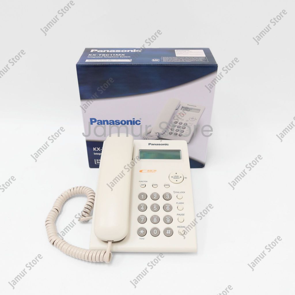 Telepon Kabel Panasonic KX-TSC11 Telpon Panasonic Caller ID KX-TSC11MX White