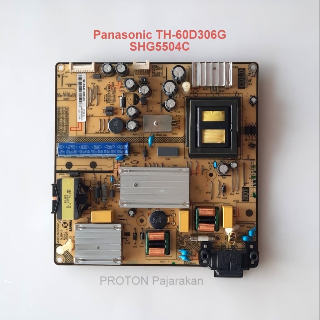 PSU LED TV Panasonic TH-60D306G Viera TH 60D306G Mesin Power Supply LCD SHG5504C-101H DLBB419 PCB SH