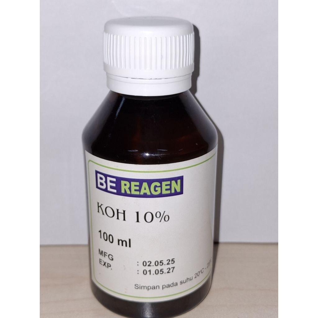 larutan KOH 10% kemasan 100ml BE Reagen