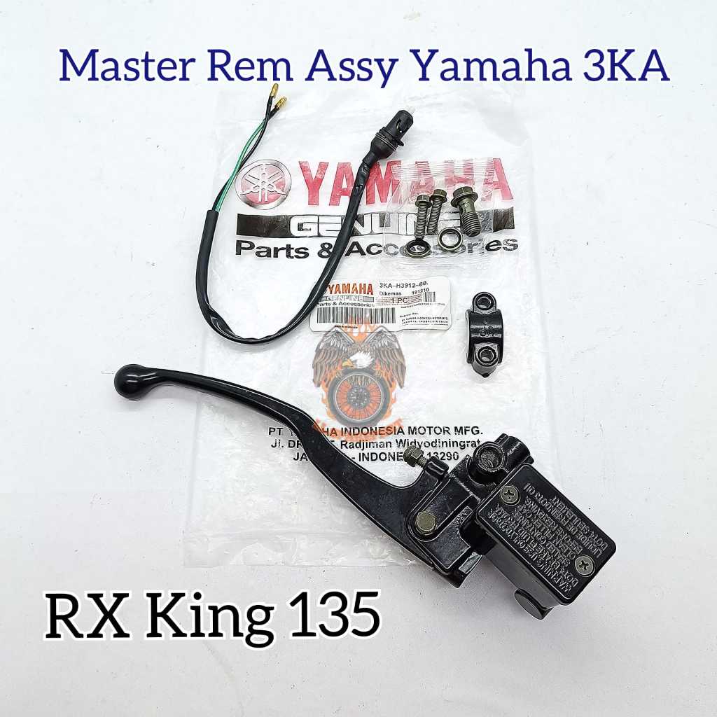 Master Rem Depan Yamaha 3KA RX King RX King New Master Rem Komplit Set Handle Rem Disk Minyak oli oi