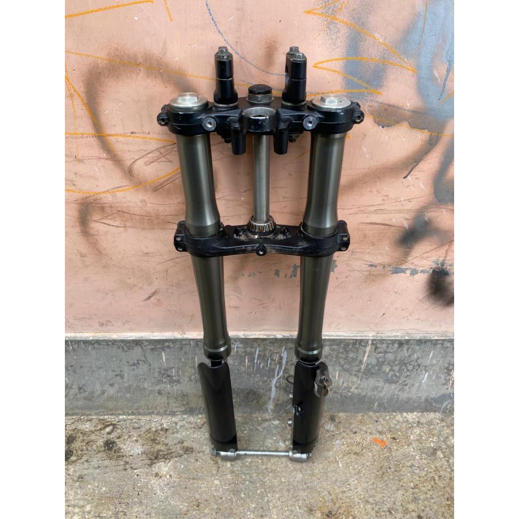 Shock Breaker USD D-Tracker New Original Bawaan Motor Shok Depan Up Side Down D Tracker New Ori