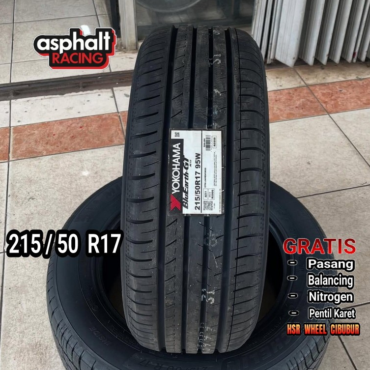 BAN MOBIL IMPORT 215/50 R17 MEREK YOKOHAMA BLUEARTH GT AE51