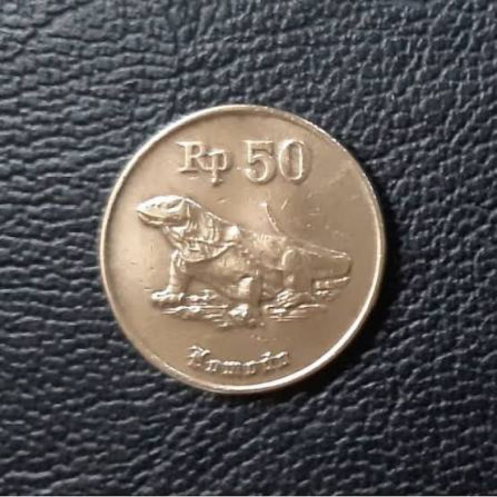 Uang koin kuno 50 rupiah 1998