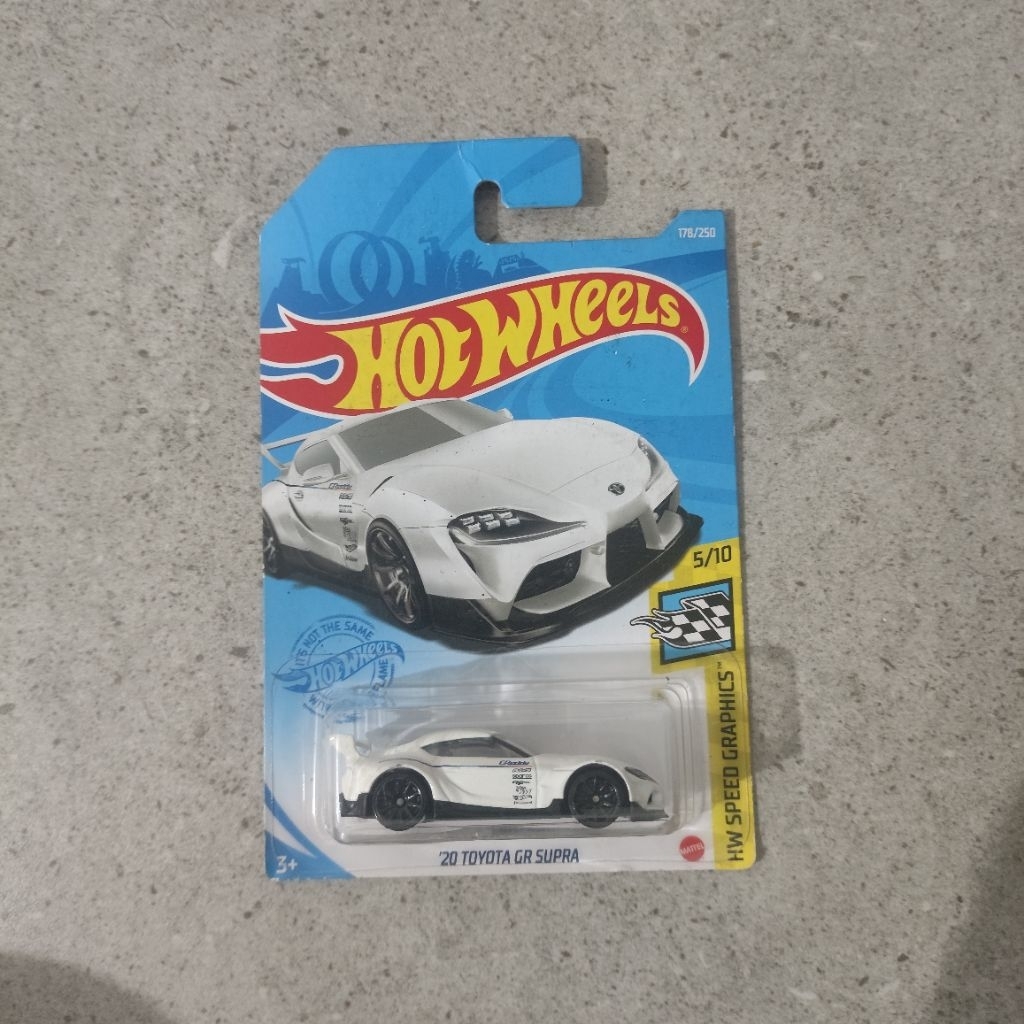 Hotwheels 20 Toyota GR Supra Putih