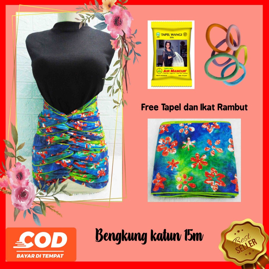 Bengkung Ibu melahirkan 15m Bengkung kain Bengkung Andien Belly binding stagen tradisional