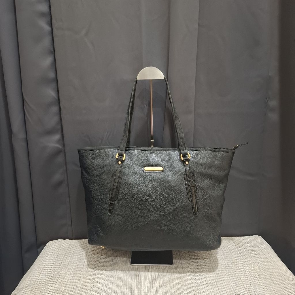 Capacci Totebag Kulit Asli in Black