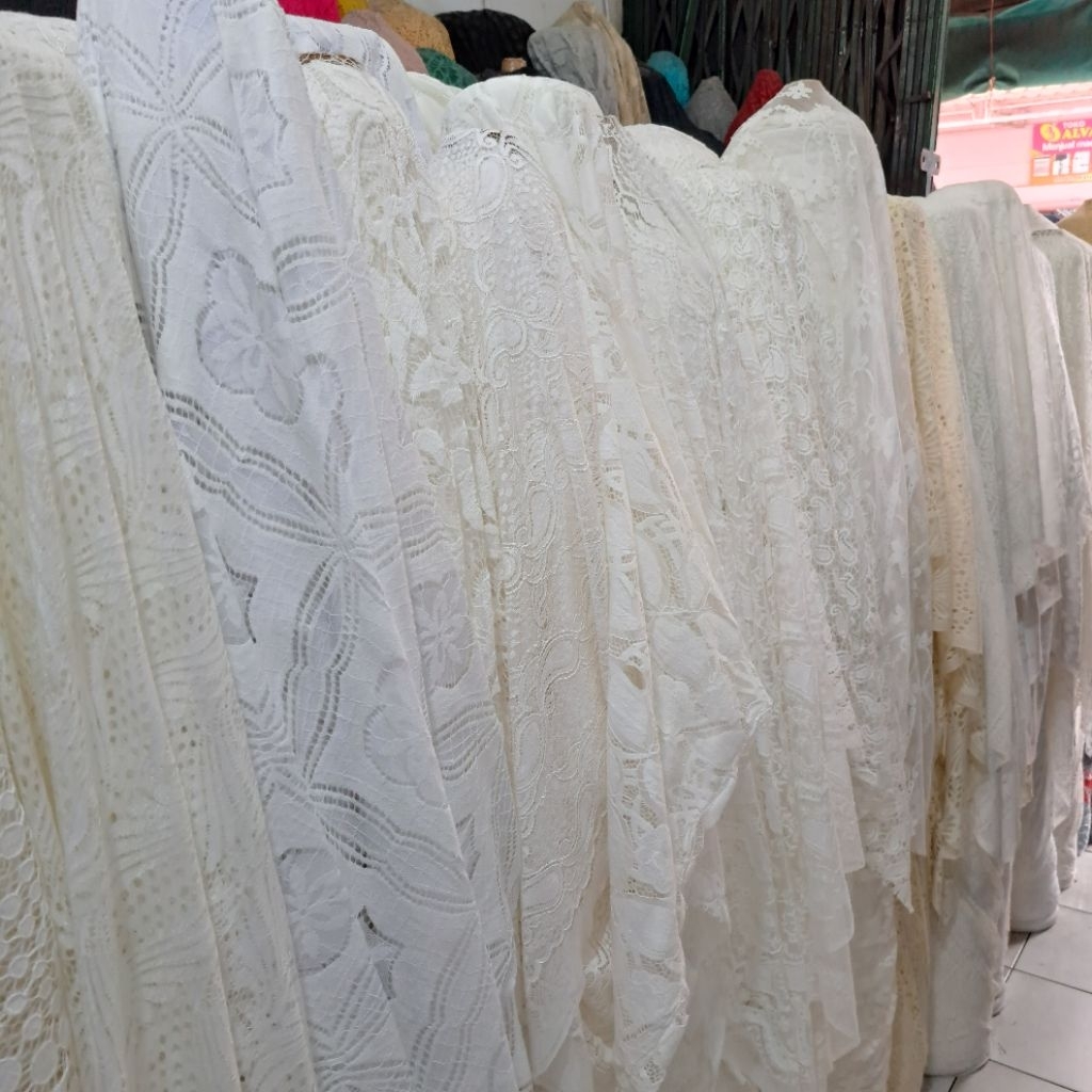 KAIN BROKAT KATUN - kain semi prada - kain brokat premium - kain brokat prada Original