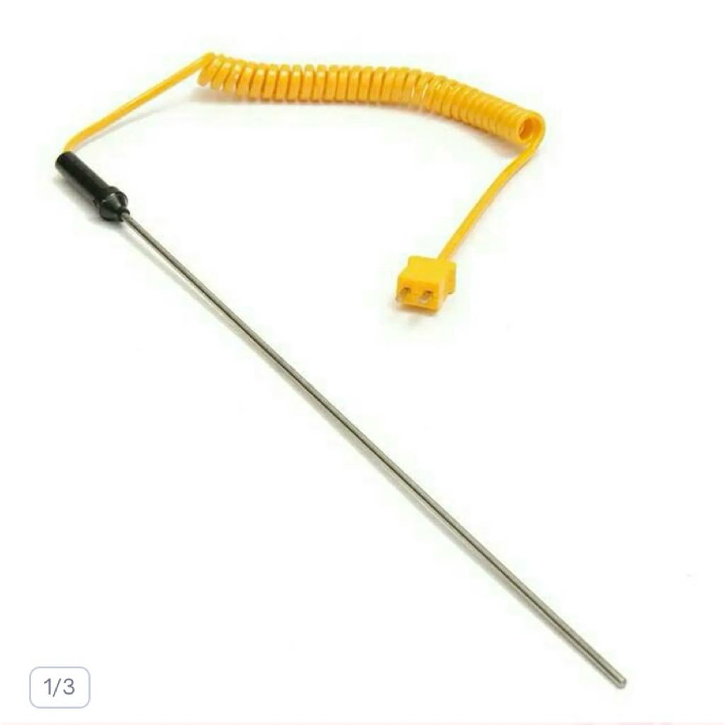 K Type Thermocouple Probe Sensor 50cm: -50 sd 1200 Derajat C (TP-02)  5.0