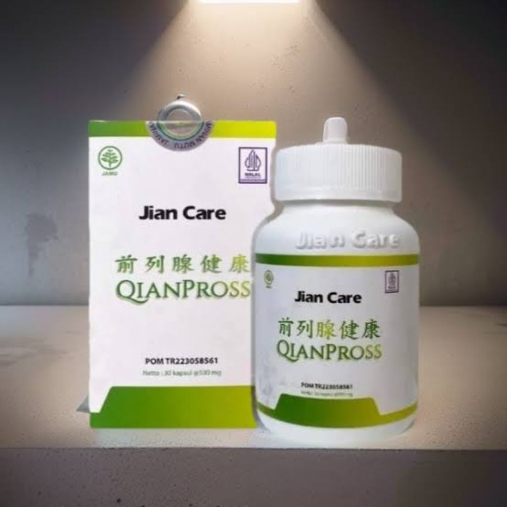 Jiancare Qianpross - Herbal Untuk Prostat,ISK Isi 30 Kapsul Herbal BPOM