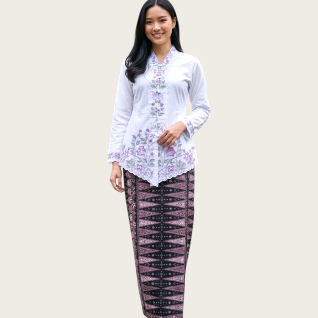 New Kebaya Encim Moderen Tradisional // Set Kebaya Encim Bahan Katun Bordir Premium // Baju Encim De