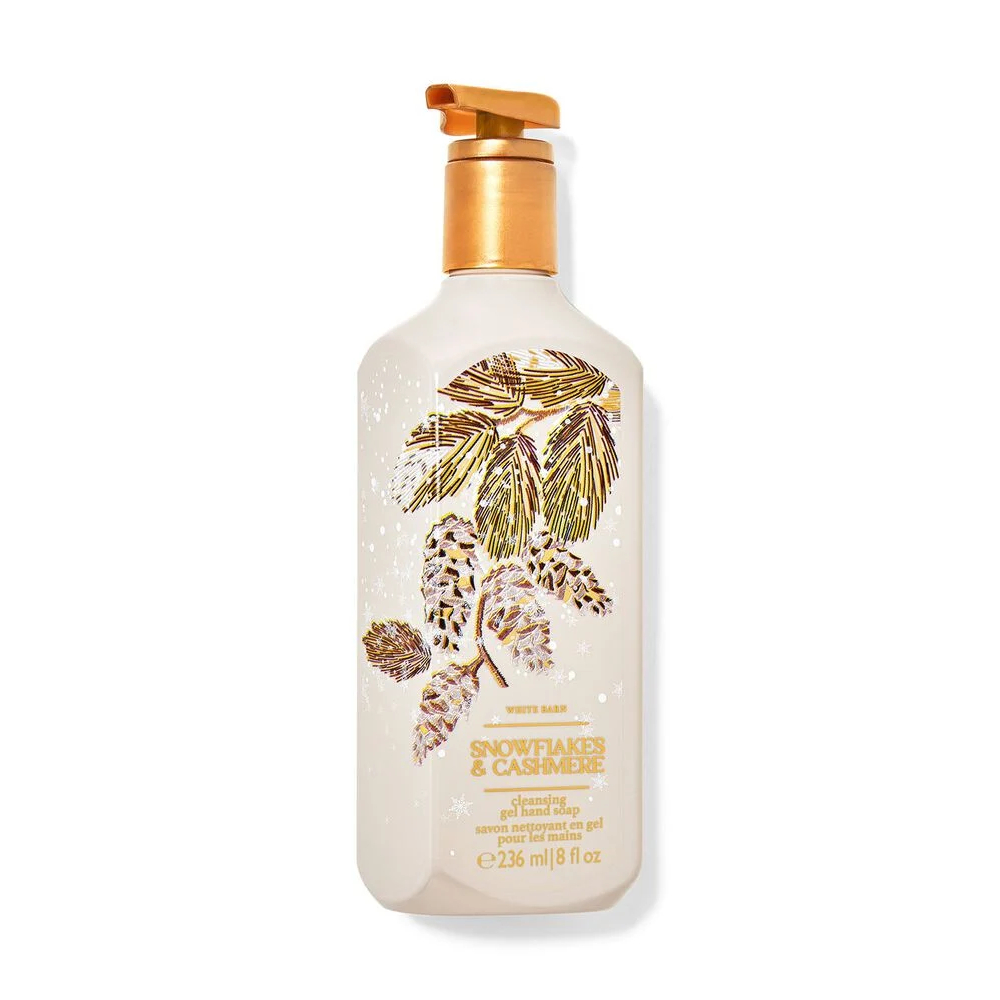 Bath and Body Works Cleansing Gel Hand Soap : Snowflakes & Cashmere