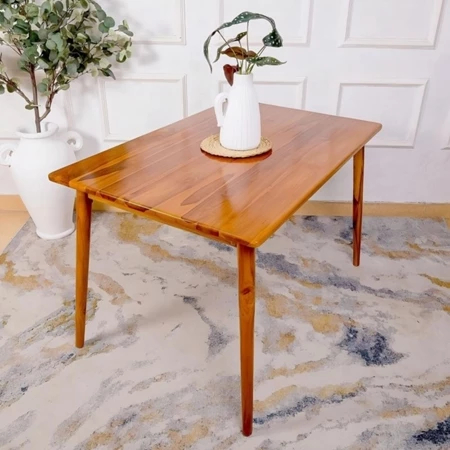 meja makan cafe kayu jati minimalis / meja cafe kayu jati meja persegi kayu jati finishing