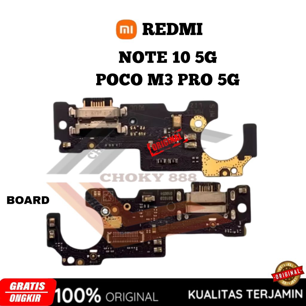 PAPAN CAS REDMI 10 5G | POCO M5 POCO M3 PRO FLEXIBLE KONEKTOR CHARGER PAPAN BOARD CON CAS PCB TC FLE