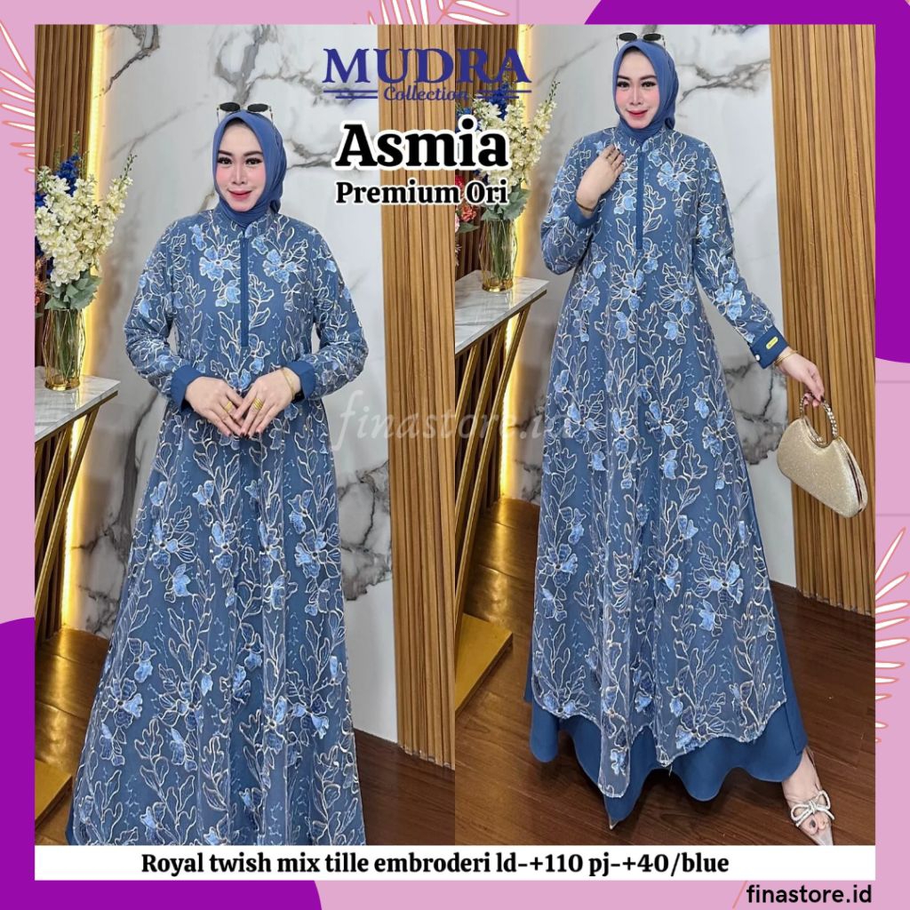 Gamis Mudra Collection / Gamis Terbaru / Gamis Wanita / Gamis Premium / Gamis Pesta / One Set / Sete