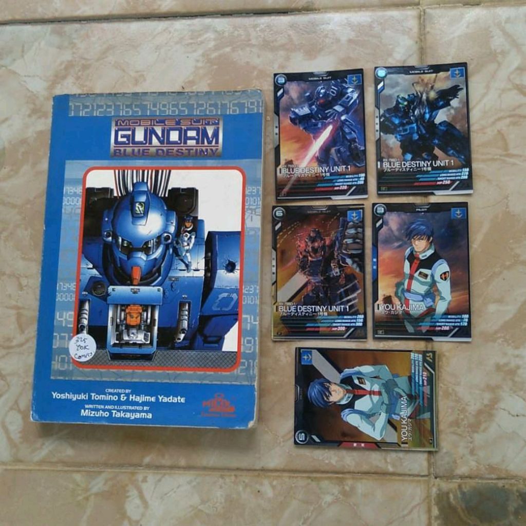 Komik Manga Import Mobile Suit Gundam Blue Destiny 1999 By Yoshiyuki Tomino Mizuho Takayama Bahasa I