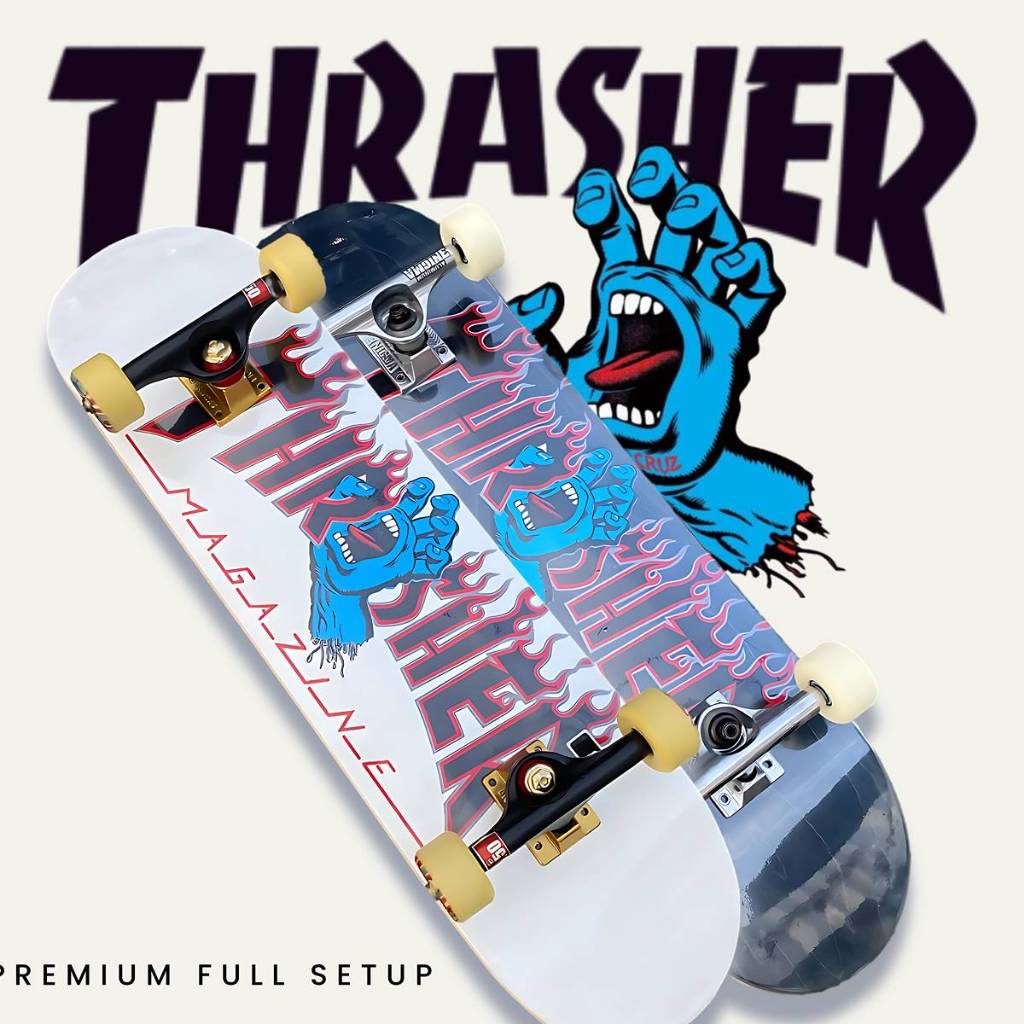 SANTA CRUZ pro grade skateboard fullset lengkap truck wheels