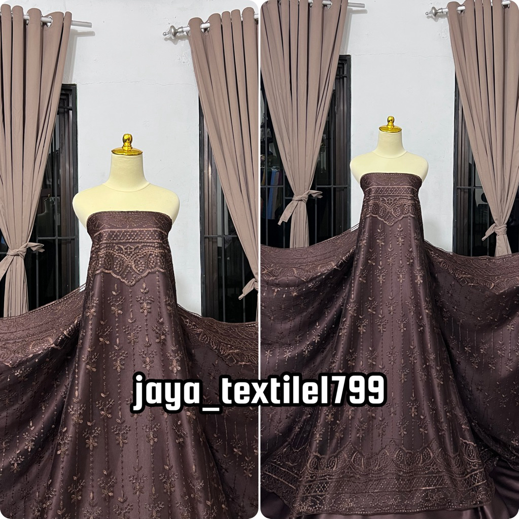 Kain Tile Etnik/ Tile Sapto Etnik / Bahan brokat kebaya