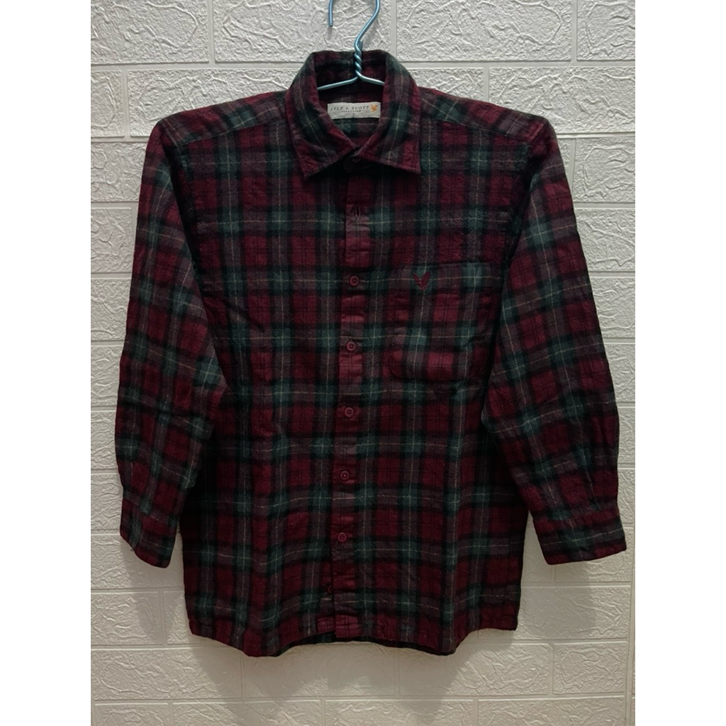 Kemeja Flanel Wol Lyle & Scott Original Second