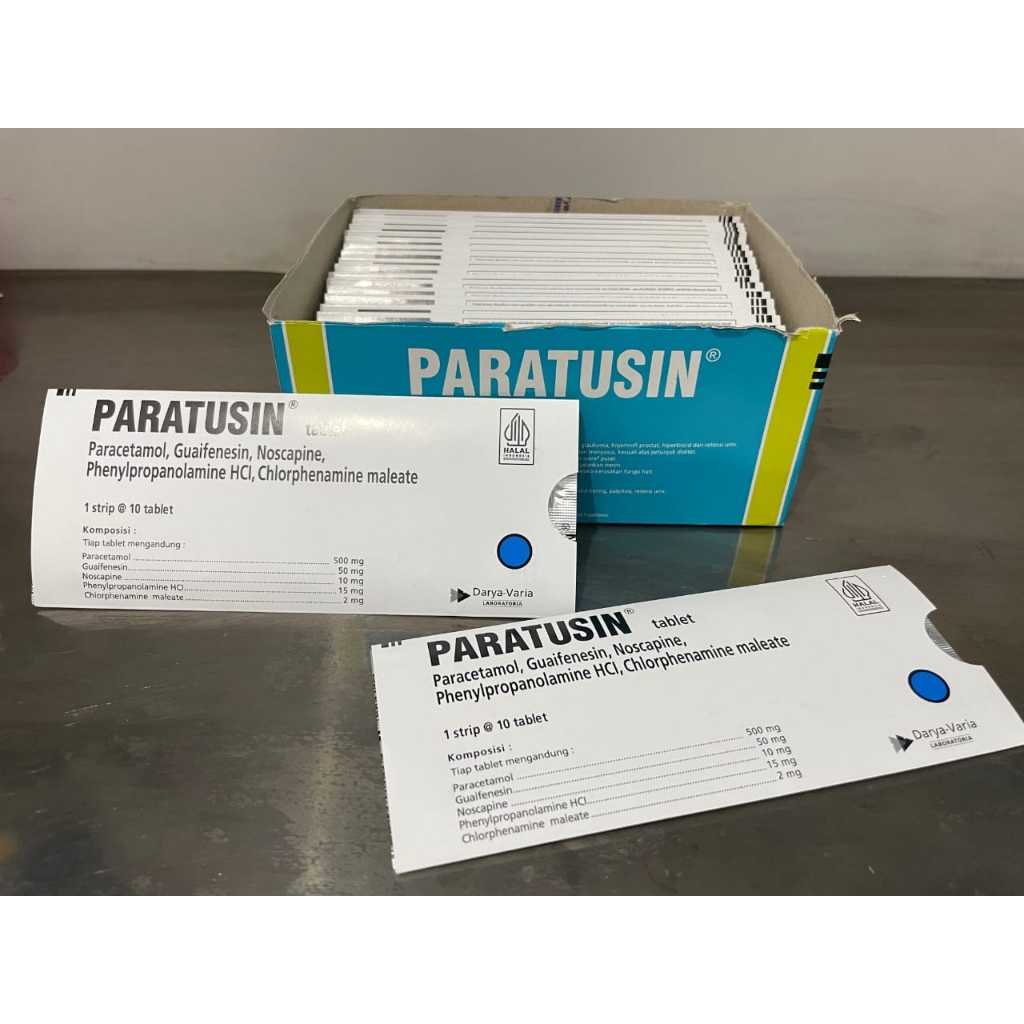 NURAF*PARATUSIN TABLET OBAT FLU DAN BATUK PILEK