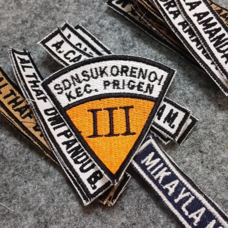 Bordir Bet Lokasi Sekolah CUSTOM Bet Kelas