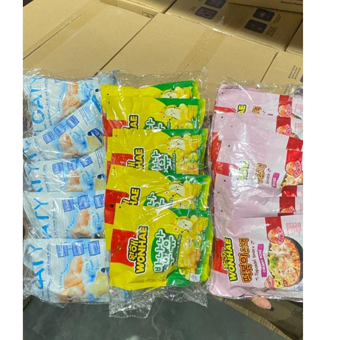 Snack Floaty Dan Wonhae Varian (Creamy Rose Dan Banana Milk)