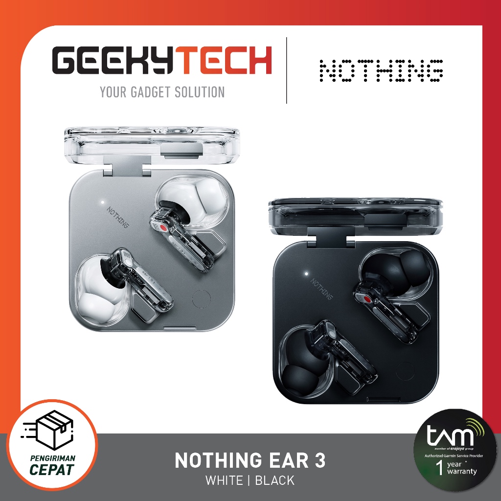 Nothing Ear (3) - Nothing Ear 3 - TWS - Garansi Resmi