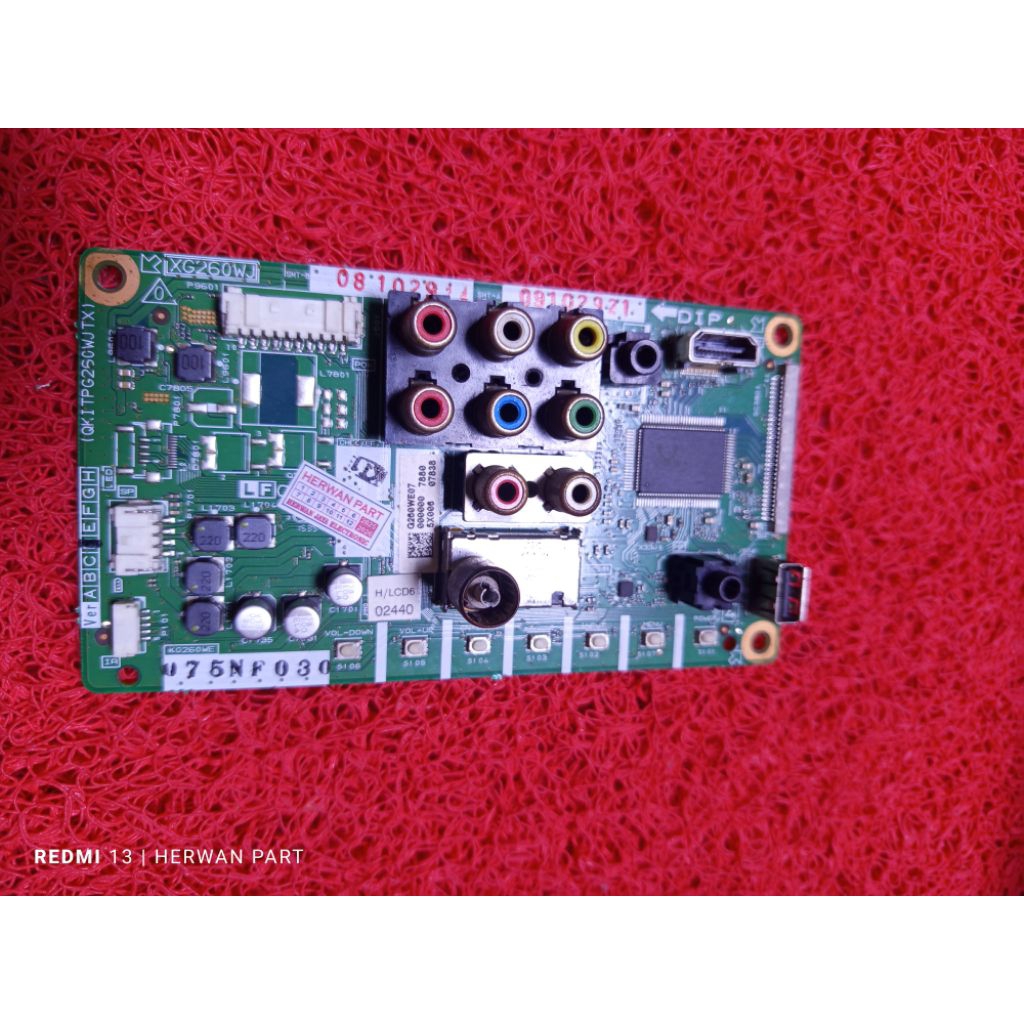 MAINBOARD MB TV SHARP LC-32LE100M LC-32LE1071