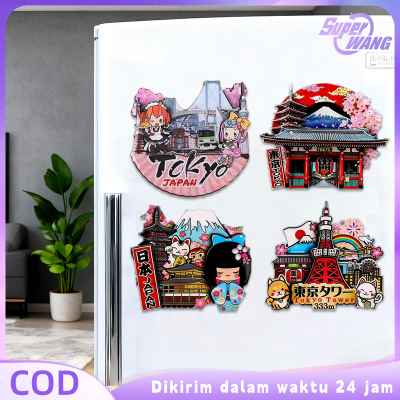Tempelan Kulkas Magnet Jepang Minimalis Magnet Kulkas Jepang Hiasan Kulkas Magnet Kekinian Tempelan 