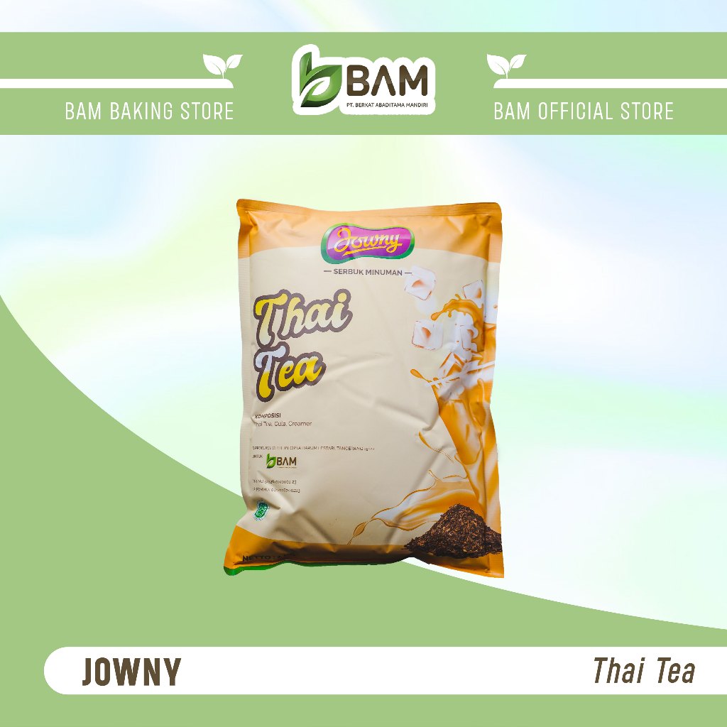 JOWNY THAI TEA 1KG  minuman bubuk (premix) minuman instan