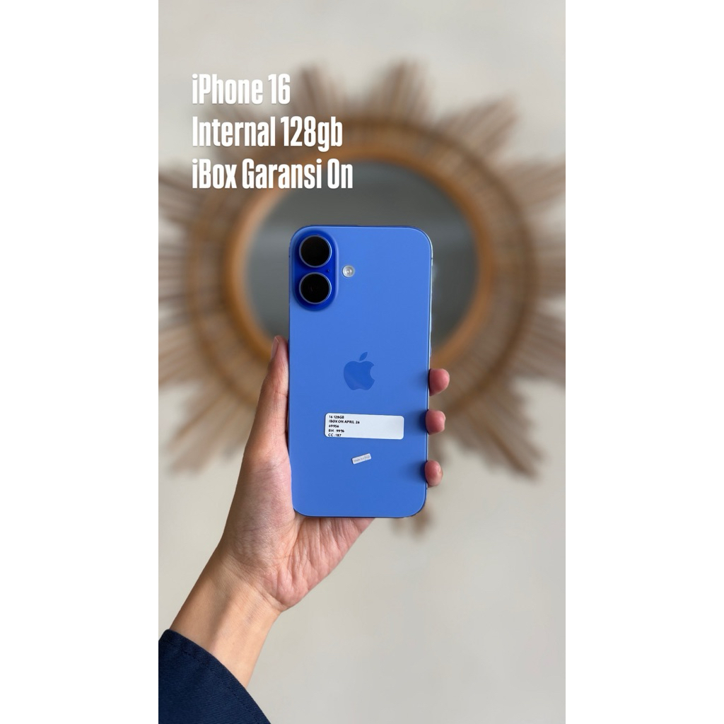 iphone 16 128 resmi Indonesia