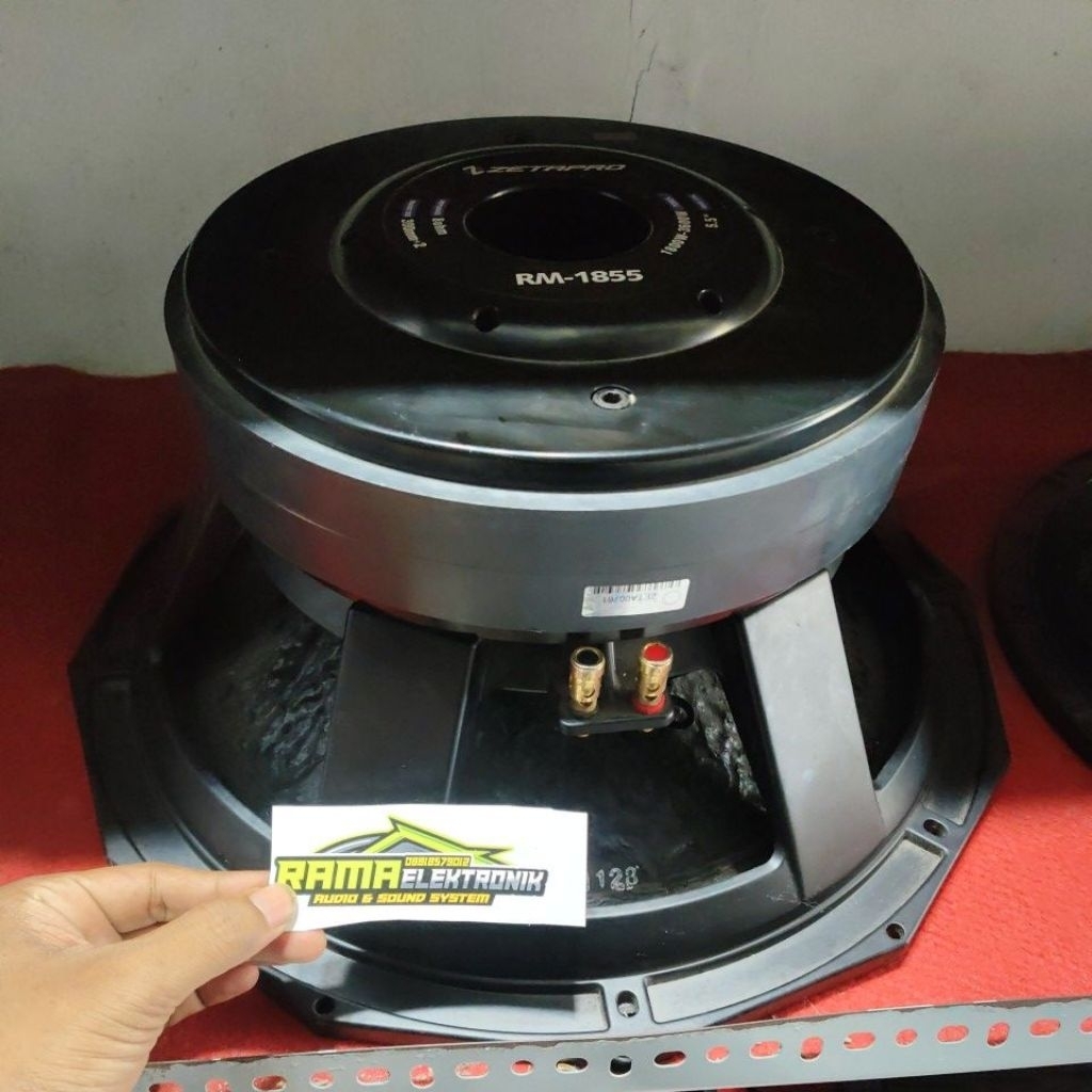 SPIKER ZETAPRO 18 RM 1855 VOICE COIL 5,5 INCHI DOBEL MAHNET