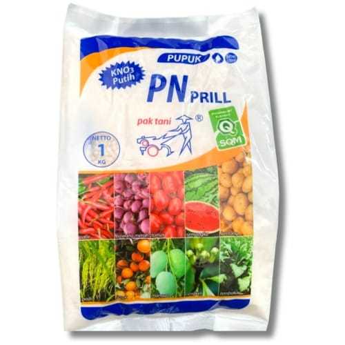 Pupuk PN PRILL KNO3 Putih 1kg | KNO3 Putih Prill
