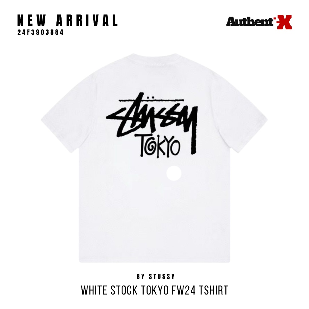 STUSSY STOCK TOKYO TEE - WHITE | KAOS STUSSY