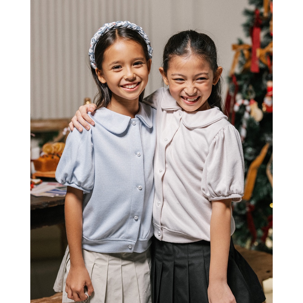 LEWIS EMMA - Lume Top (2-14 Tahun) Baju Anak Perempuan / Atasan Lengan Pendek