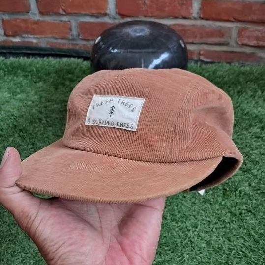 Fish Out of Water 5panel hat Corduroy Fresh Trees & Scraped knees prel0v3d