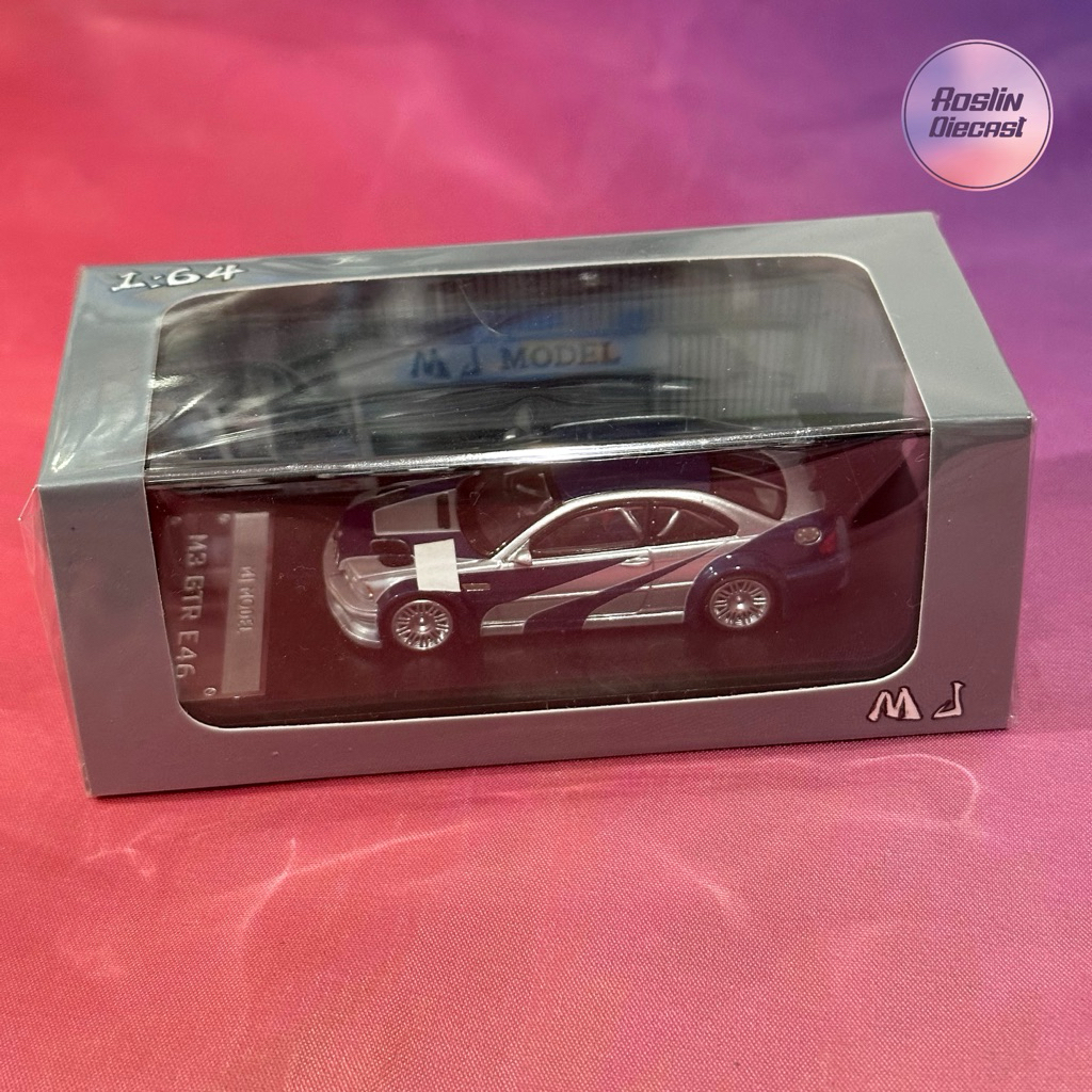 Diecast 1:64 MJ BMW M3 GTR NFS Openable Hood