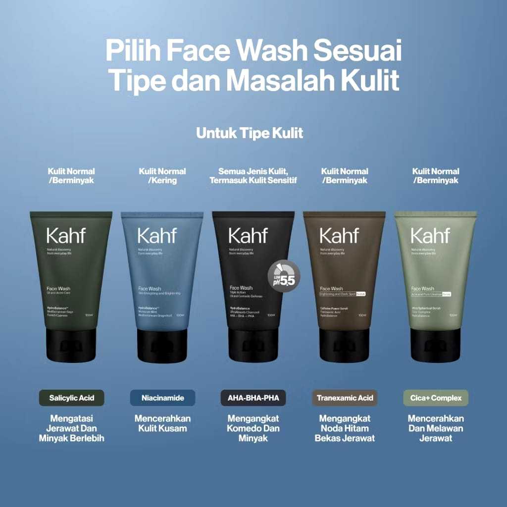 Kahf Face Wash | Scrub Face Wash 100ml
