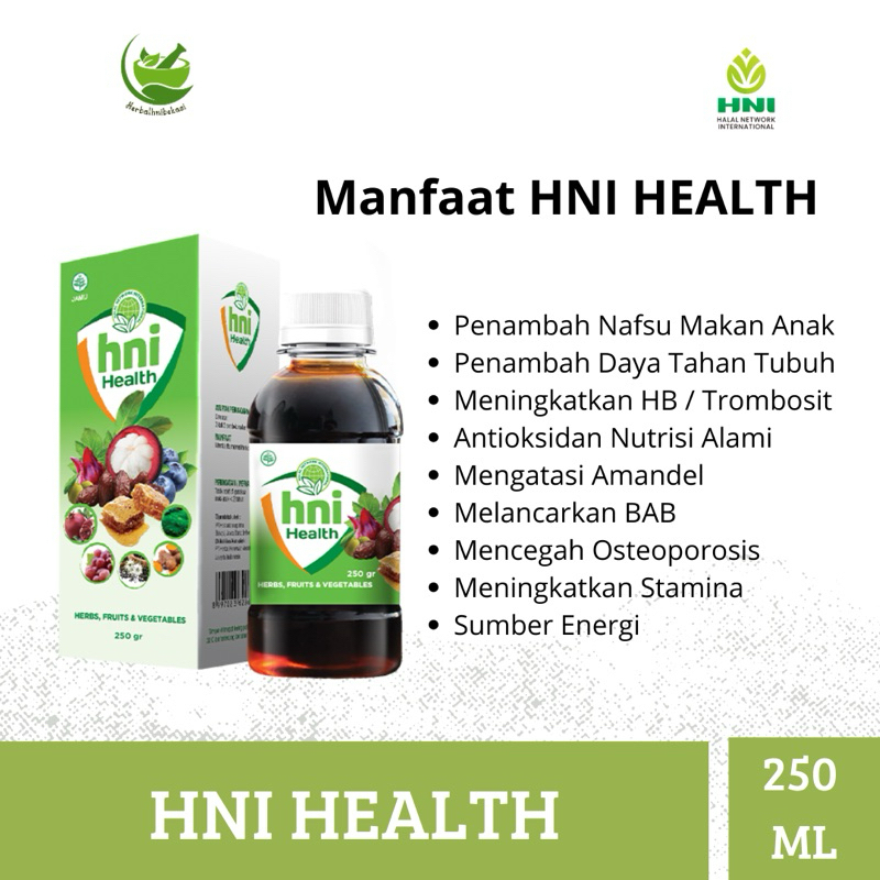 EXTRAFOOD HNI HEALTH EXTRA FOOD MADU PENAMBAH NAFSU MAKAN ANAK MADU EXTRA FOOD HPAI ANAK MADU HNI