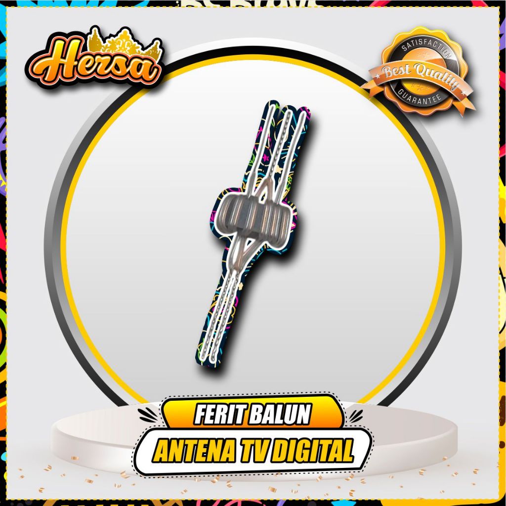 Ferit balun untuk antena tv digital