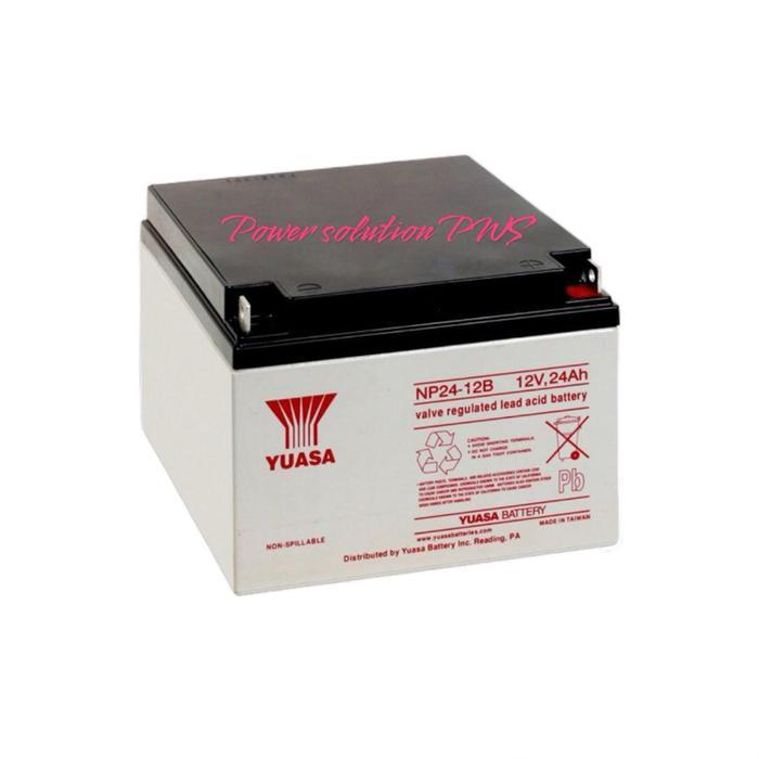 Paling Murah Aki Battery Kering Yuasa Np24-12B 12V 24Ah, Yuasa Battery 12V 24Ah Terlariss 