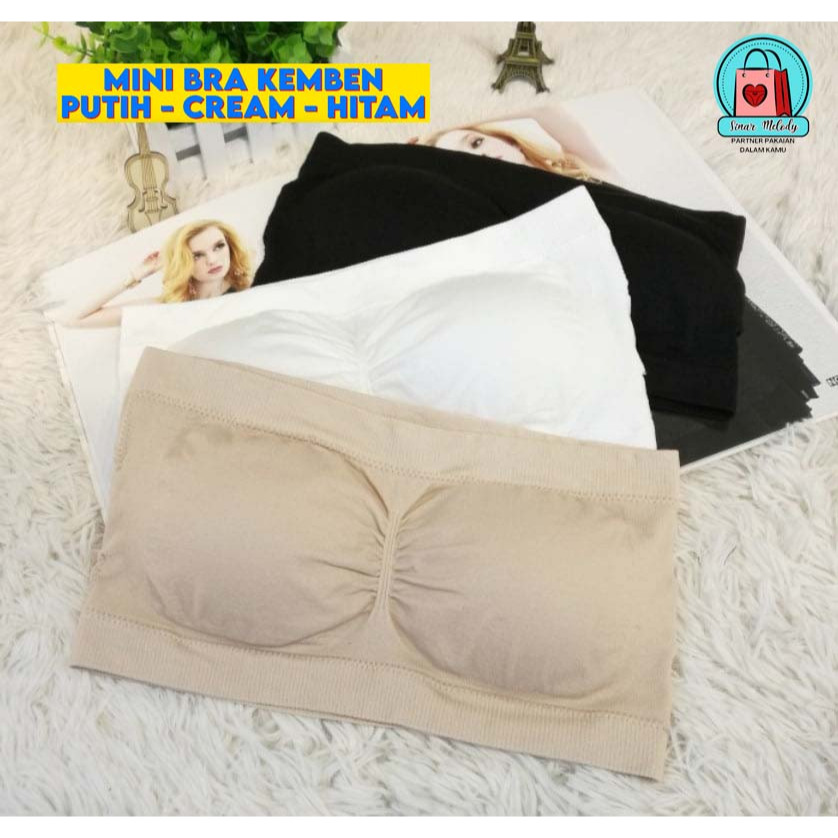 [KEMBEN BRA] Kemben W041 Bra Rajut Polos Wanita Seamless