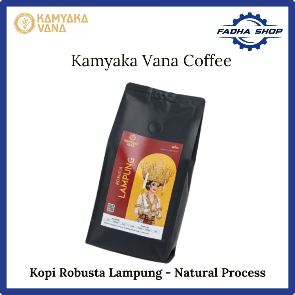 Kamyaka Vana - Kopi Lampung Robusta Pure Indonesia Coffee Beans - Natural Process ( Asalan )