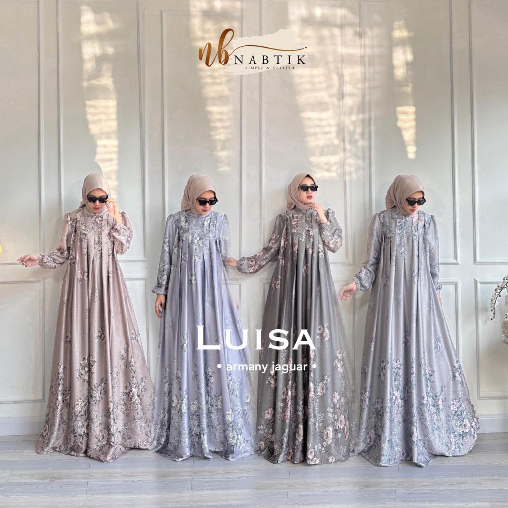 LUISAA DRESS BY NABTIK GAMIS ARMANY JAGUAR GAMIS ORI NABTIK
